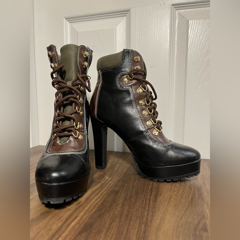 Lace-Up Boots